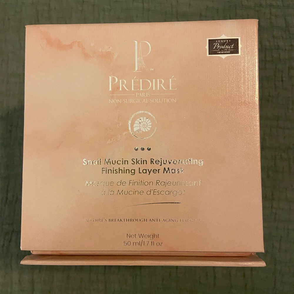 Prédiré Paris Snail Mucin Skin Rejuvenating Mask - Pink